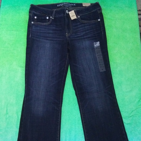 AE Favorite Boyfriend LowRise Stretch 12R NWT! - Picture 3 of 12